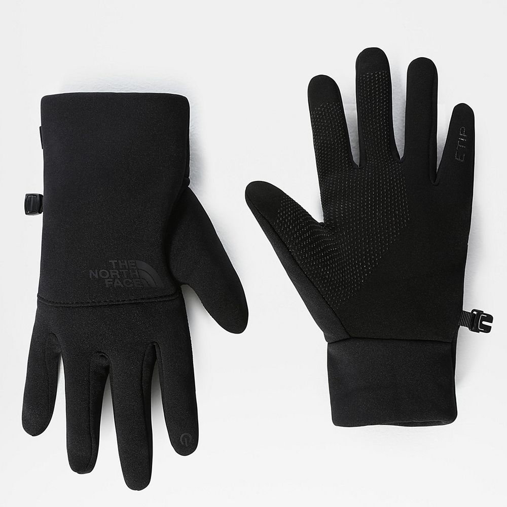 The North Face Gloves Mens Australia - The North Face Etip™ Black (ZSK-210567)